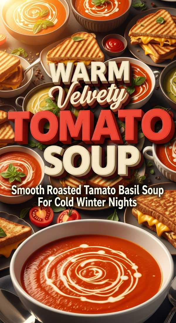 Velvety Roasted Tomato Basil Soup Recipe 69eb0f449d2d2