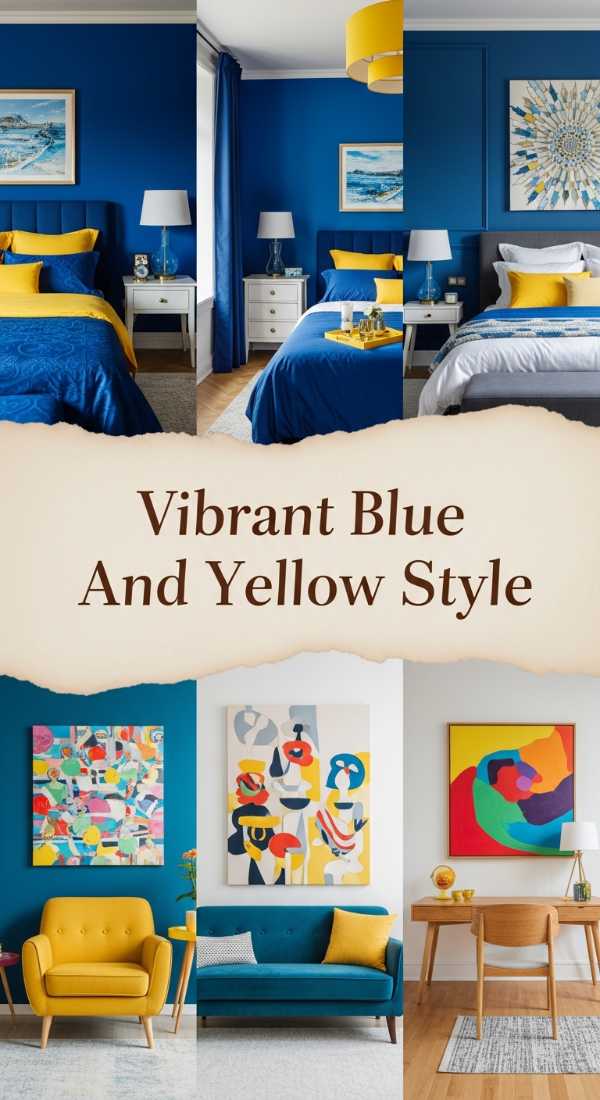 Vibrant Blue And Yellow Style 69e64b7756697