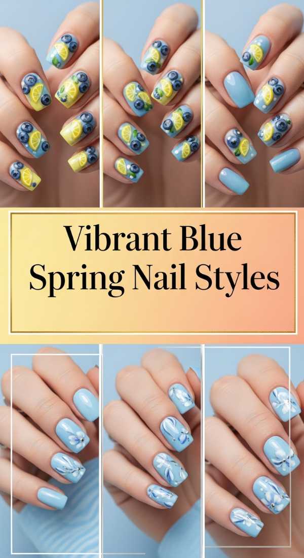 Vibrant Blue Spring Nail Styles 69e5f3f368727