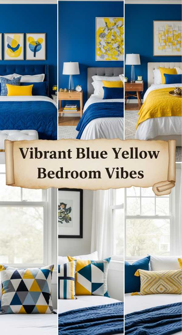 Vibrant Blue Yellow Bedroom Vibes 69ed034d8f513