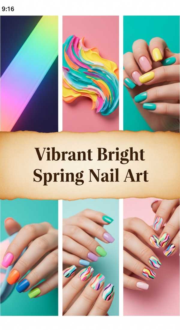 Vibrant Bright Spring Nail Art 69f32d5135b40