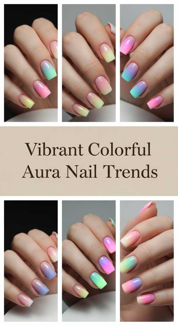 Vibrant Colorful Aura Nail Trends 69f32d75724fc
