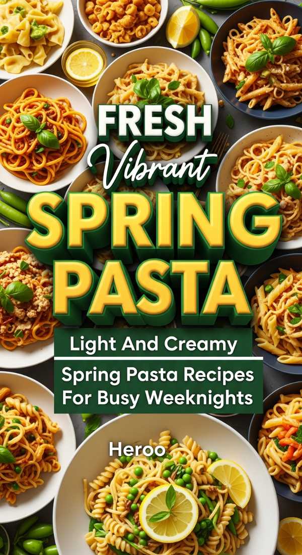 Vibrant Creamy Spring Pasta Recipes 69e9c34eed422