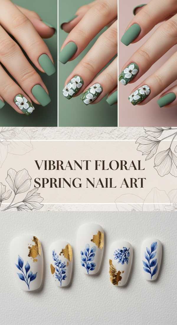 Vibrant Floral Spring Nail Art 69f24a8c7b5b9