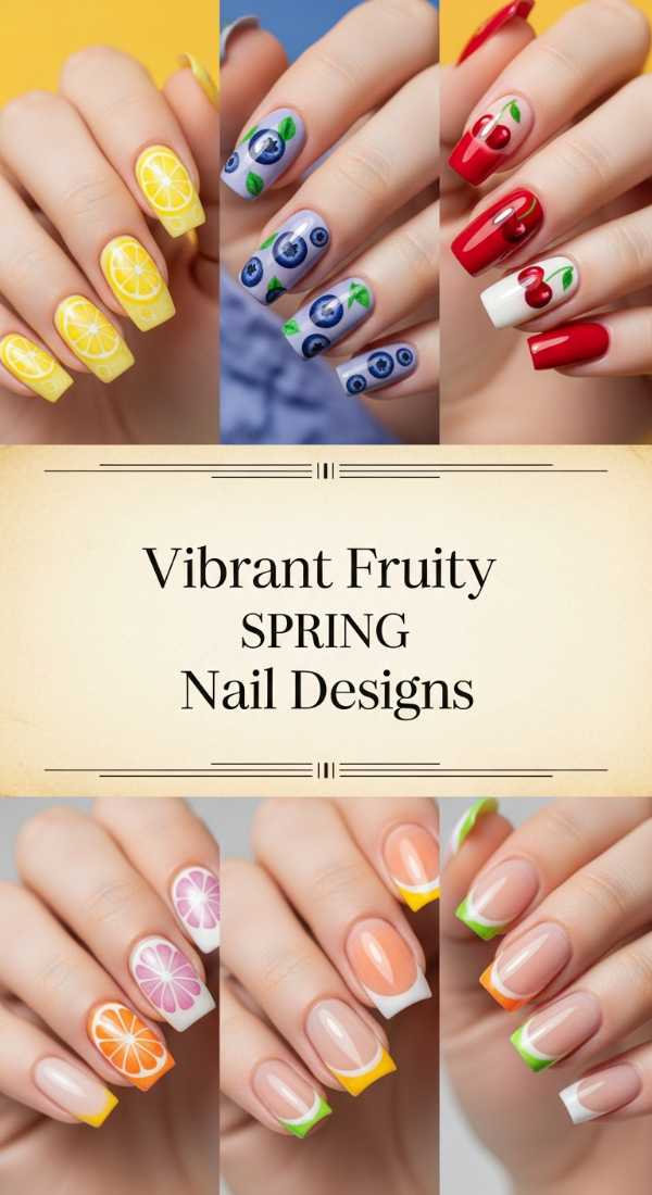 Vibrant Fruity Spring Nail Designs 69e4e4a61c21e