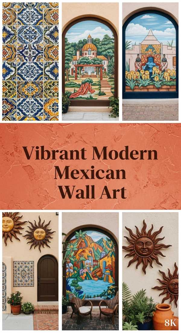 Vibrant Modern Mexican Wall Art 69f0e5d109da5