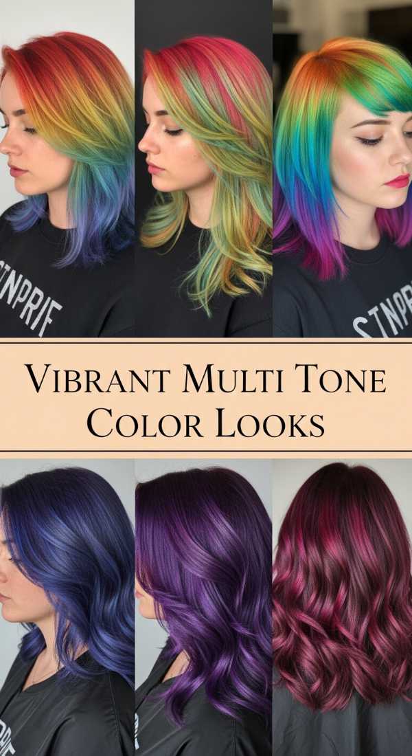 Vibrant Multi Tone Color Looks 69eb966948bdd