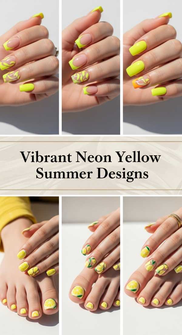 Vibrant Neon Yellow Summer Designs 69f24a6724f96