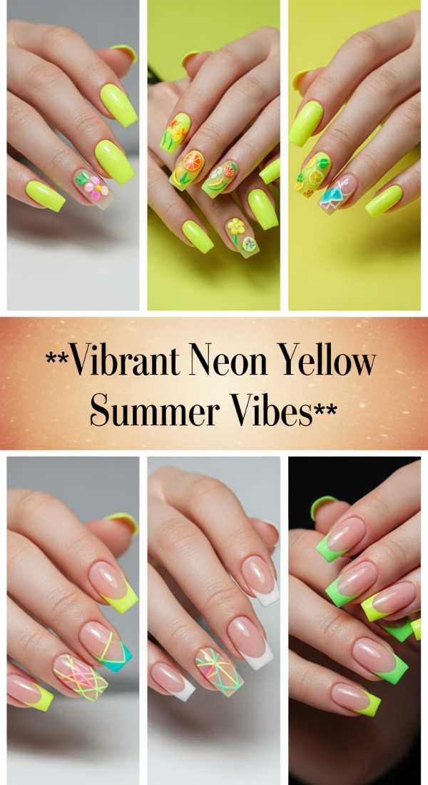 Vibrant Neon Yellow Summer Vibes 69f32d590a645
