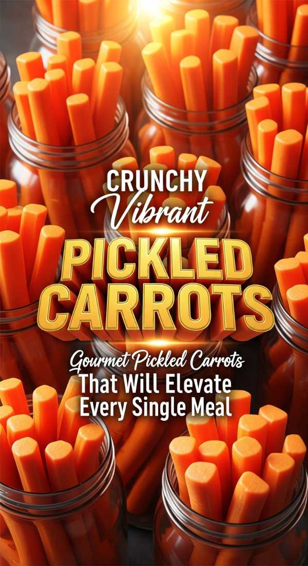 Vibrant Pickled Carrots Recipe For Snacks 69eb22165c41e