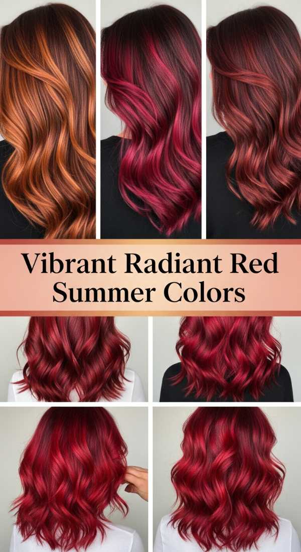 Sunkissed & Sizzling: The Ultimate Summer Hair Trends You Need to Try Vibrant Radiant Red Summer Colors 69df3fd635102