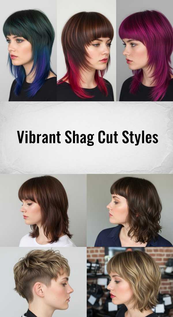 Vibrant Shag Cut Styles 69ee51c415c4c