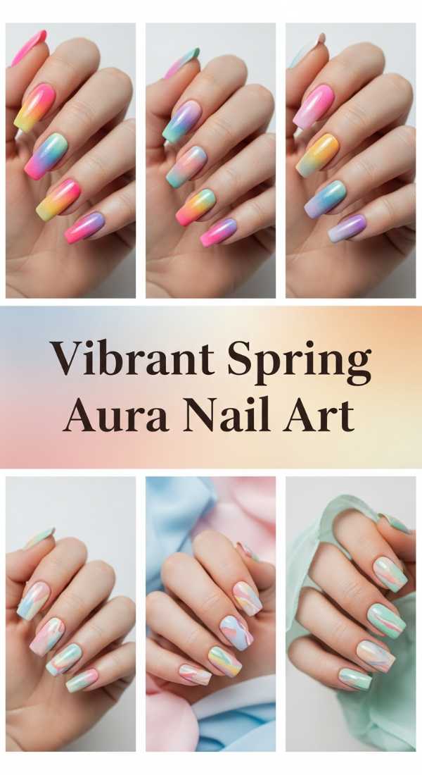 Vibrant Spring Aura Nail Art 69ee409757a10