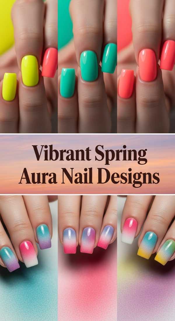 Vibrant Spring Aura Nail Designs 69ef3c7fe7ed5