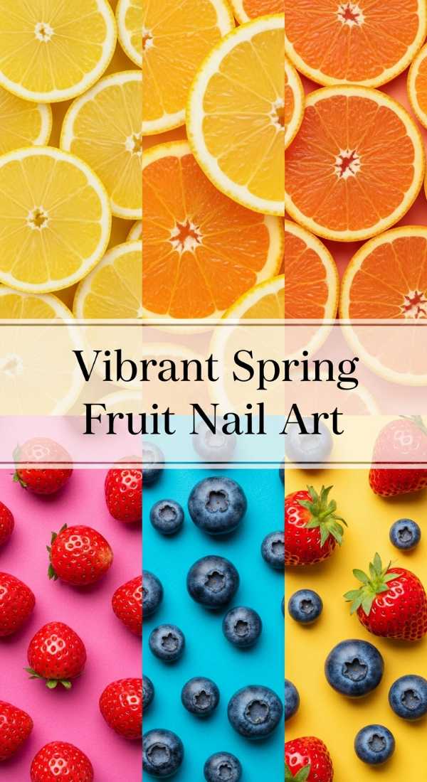Vibrant Spring Fruit Nail Art 69ee4090e7e31
