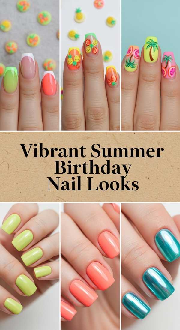 Vibrant Summer Birthday Nail Looks 69eba05935ae9