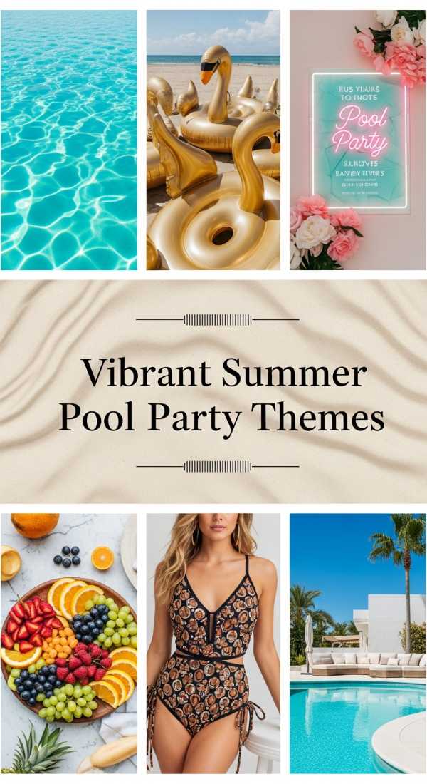 Vibrant Summer Pool Party Themes 69df234c8ec55