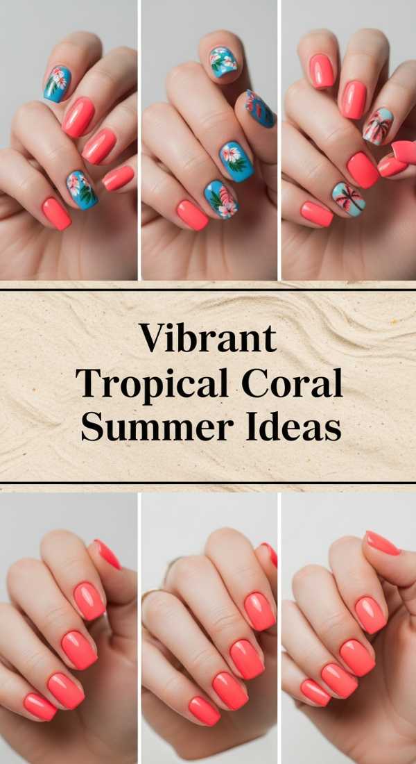 Vibrant Tropical Coral Summer Ideas 69ee409b39c14