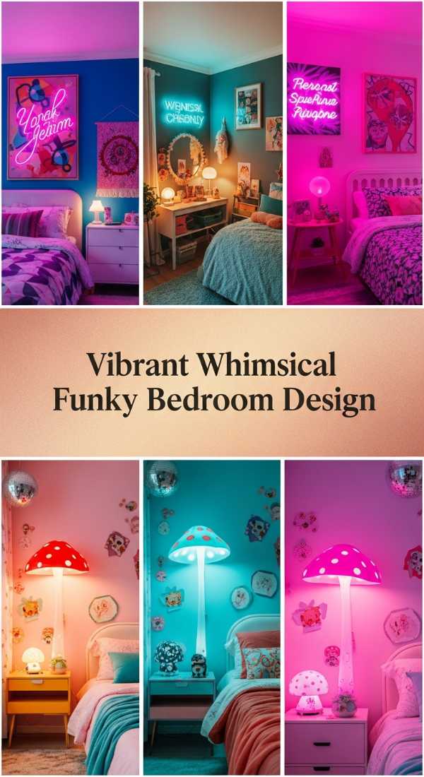 Vibrant Whimsical Funky Bedroom Design 69ea60c15ef9c