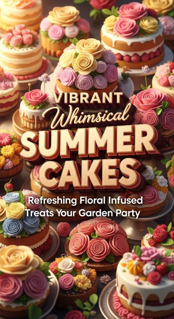Vibrant Whimsical Summer Cakes Tutorial 69f06427cf9dd