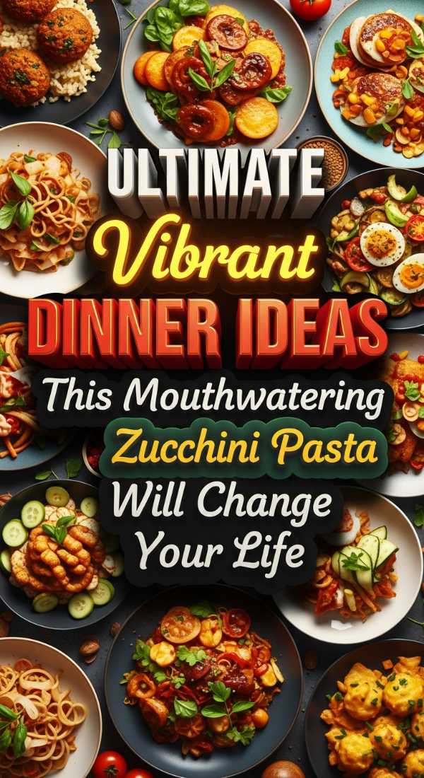 Vibrant Zucchini Pasta Summer Dinner 69eb90fcdd17f