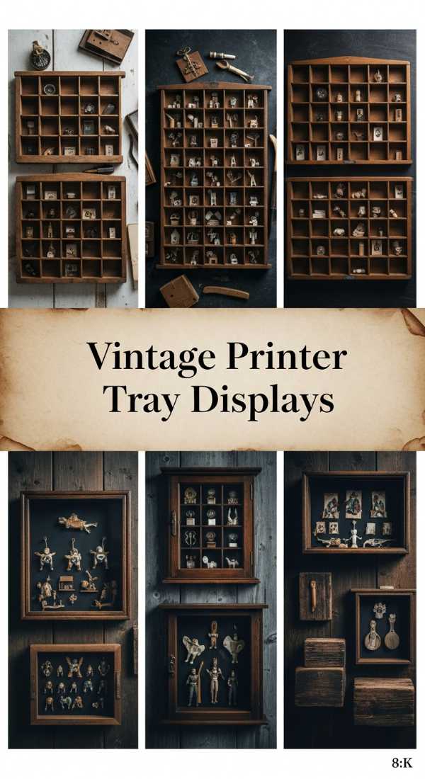 Vintage Printer Tray Displays 69df20e3b196b