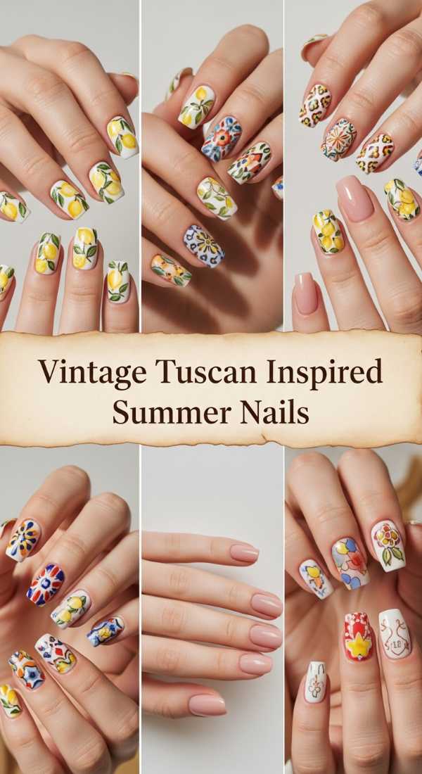 Vintage Tuscan Inspired Summer Nails 69f32d646d8b1