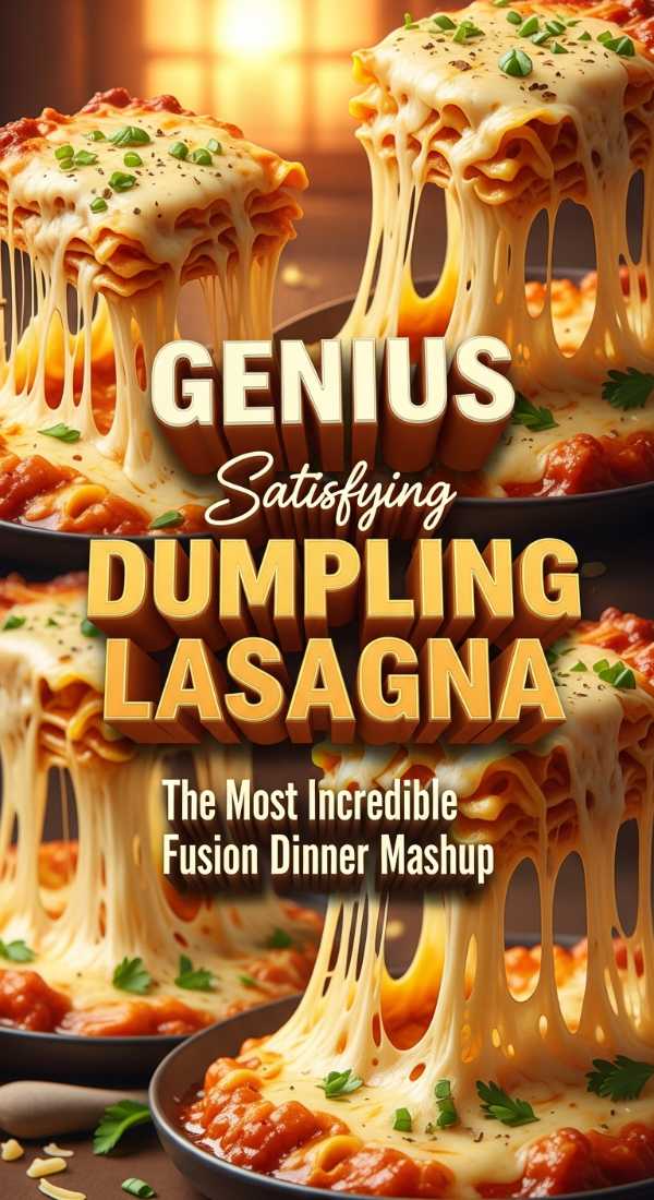 Viral Cheesy Dumpling Lasagna Fusion