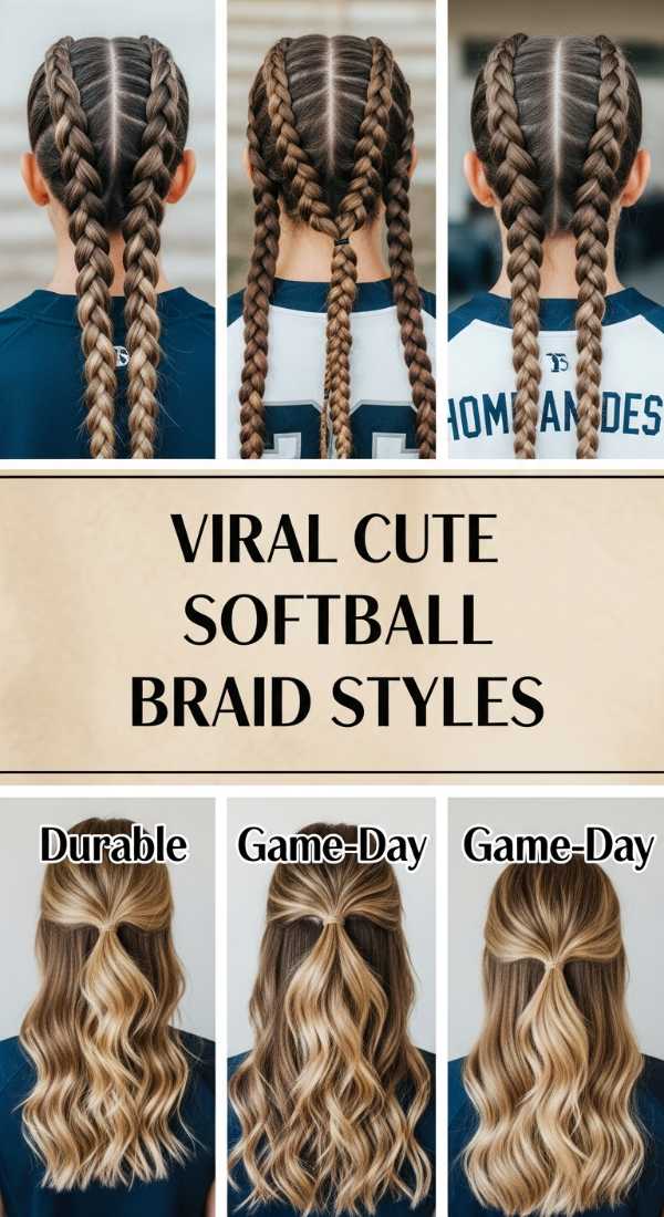 Viral Cute Softball Braid Styles 69ecef8540c02