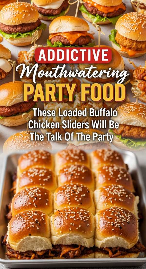 Viral Loaded Buffalo Chicken Sliders For Your Next Party 69edb72f9c437