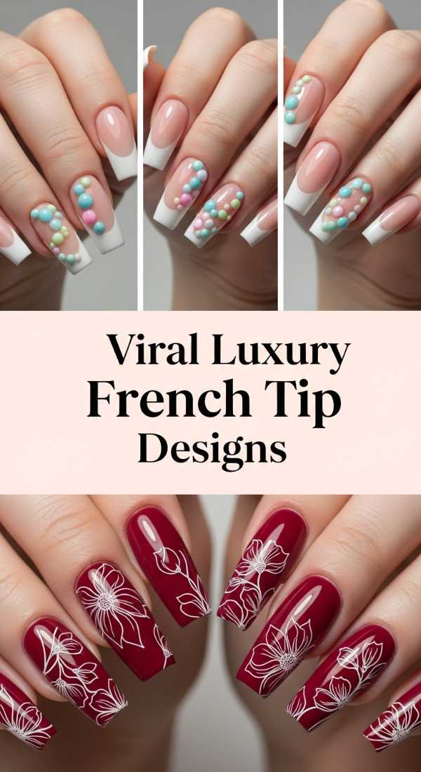 Viral Luxury French Tip Designs