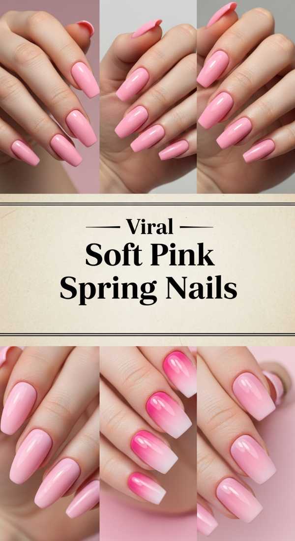 Viral Soft Pink Spring Nails 69f24a849ed25