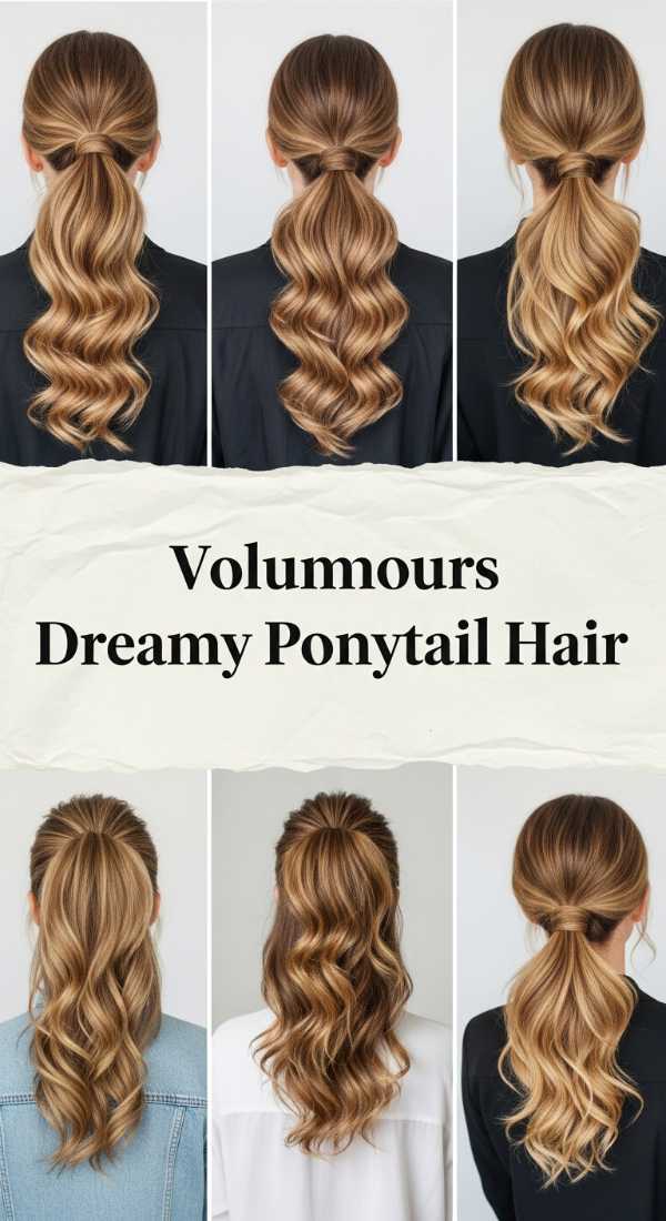 Voluminous Dreamy Ponytail Hair 69e339fbf042c