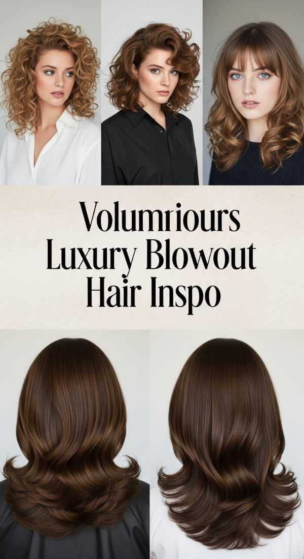 Voluminous Luxury Blowout Hair Inspo