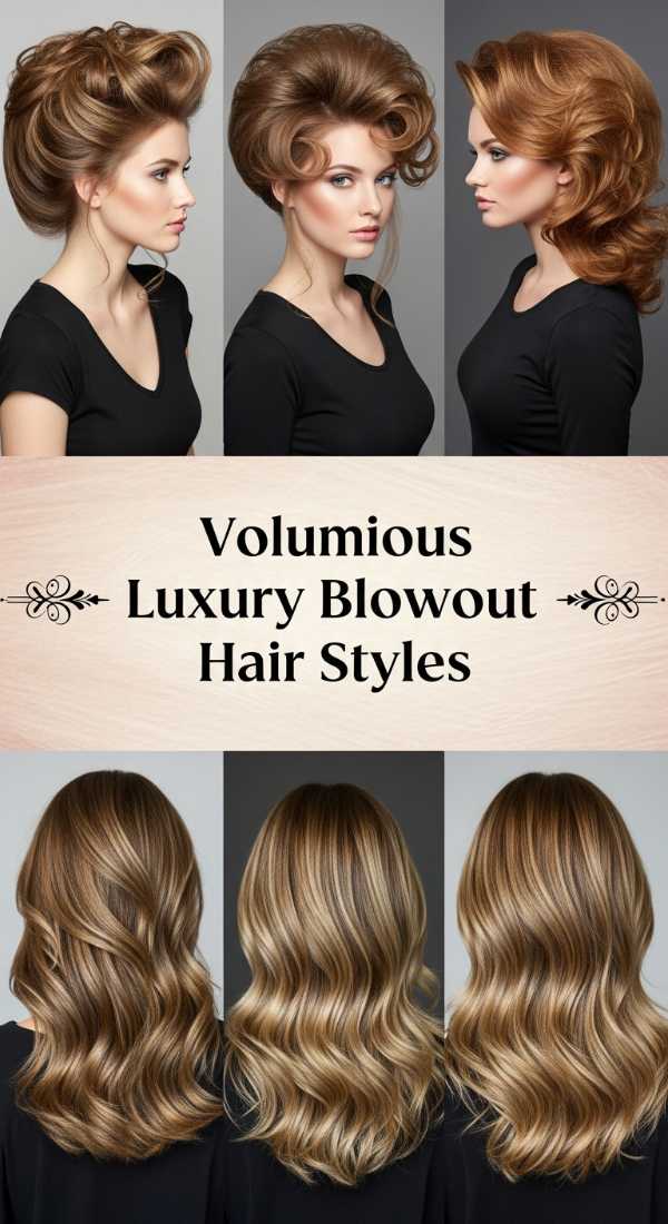 Voluminous Luxury Blowout Hair Styles 69f261d42357e