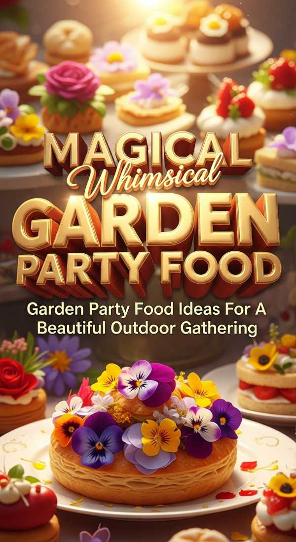 Whimsical Garden Party Food Display 69e5fe863fd5e