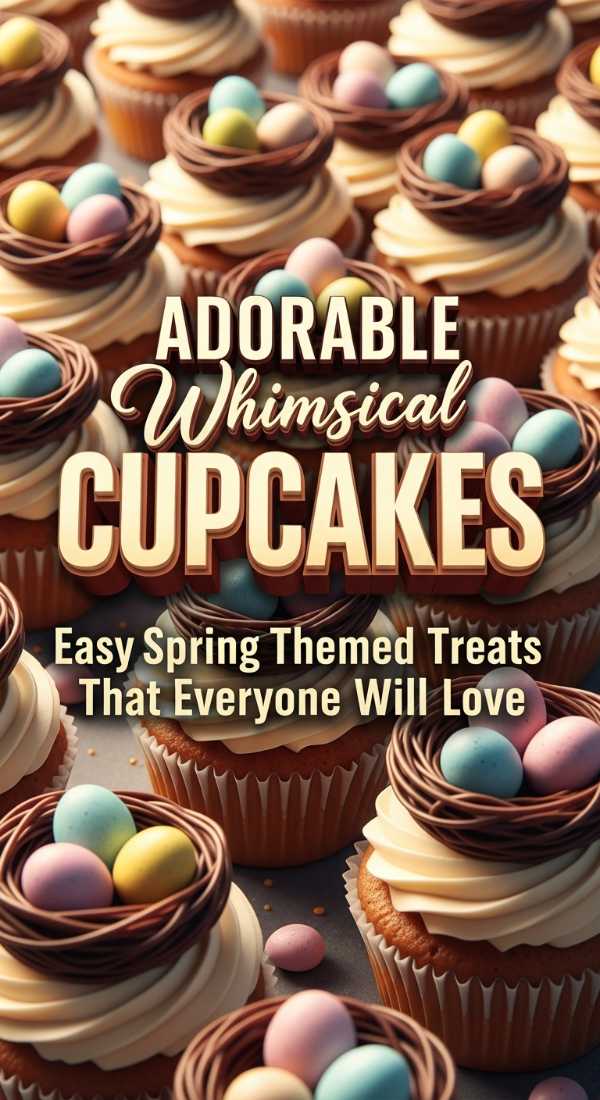 Whimsical Spring Nest Cupcakes 69e5cca7019bd