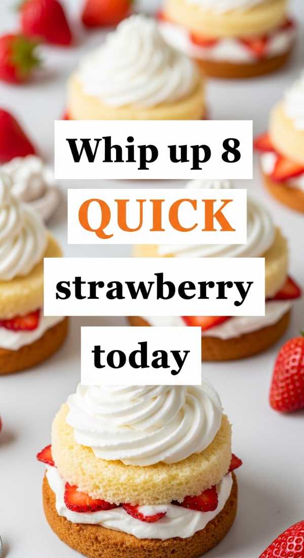 Whip Up 8 Quick Strawberry Desserts Today 69e8557d3d2a5