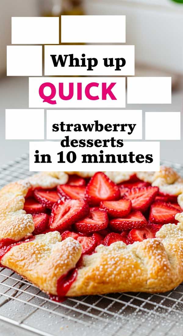 Whip Up Quick Strawberry Desserts In 10 Minutes 69e470282d0cd