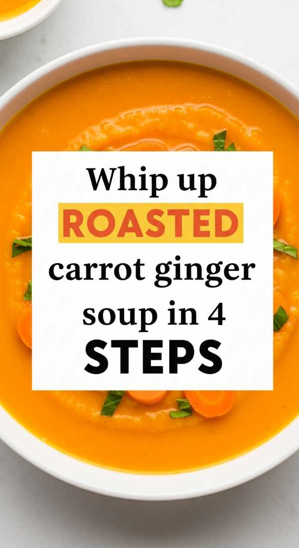 Whip Up Roasted Carrot Ginger Soup In 4 Steps 69e70adb9a827