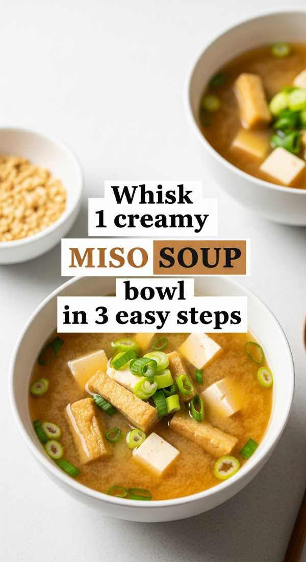 Whisk 1 Creamy Miso Soup Bowl In 3 Easy Steps 69eb7fd55bb4b