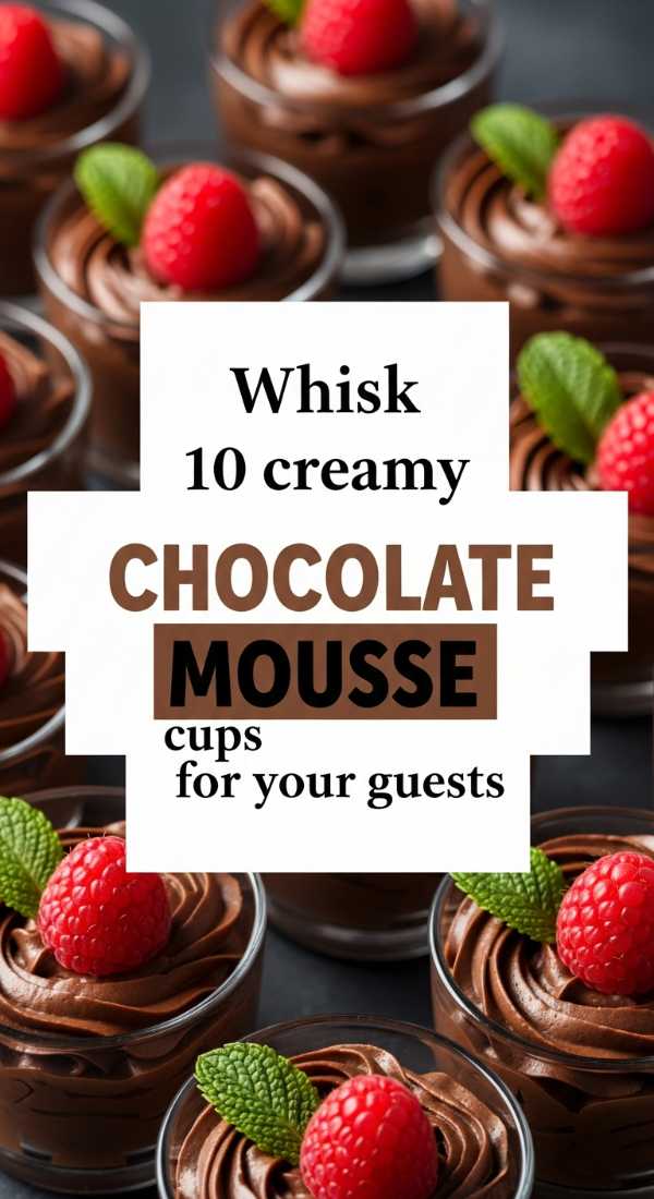 Whisk 10 Creamy Chocolate Mousse Cups For Your Guests 69e5d13140ffc