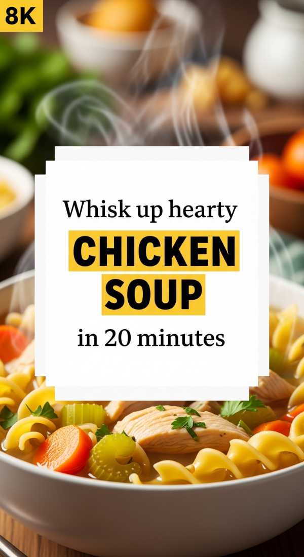Whisk Up Hearty Chicken Soup In 20 Minutes 69e21f0d2f686