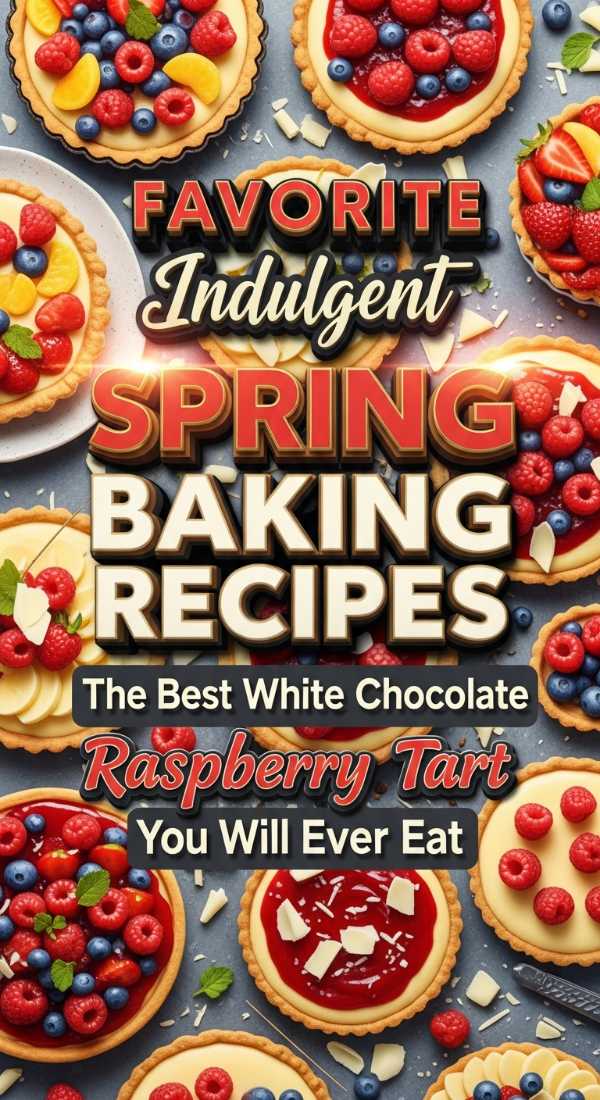 Everything You Need to Know About This Season's Viral Baking Trends White Chocolate Raspberry Tart 69de7d6732558