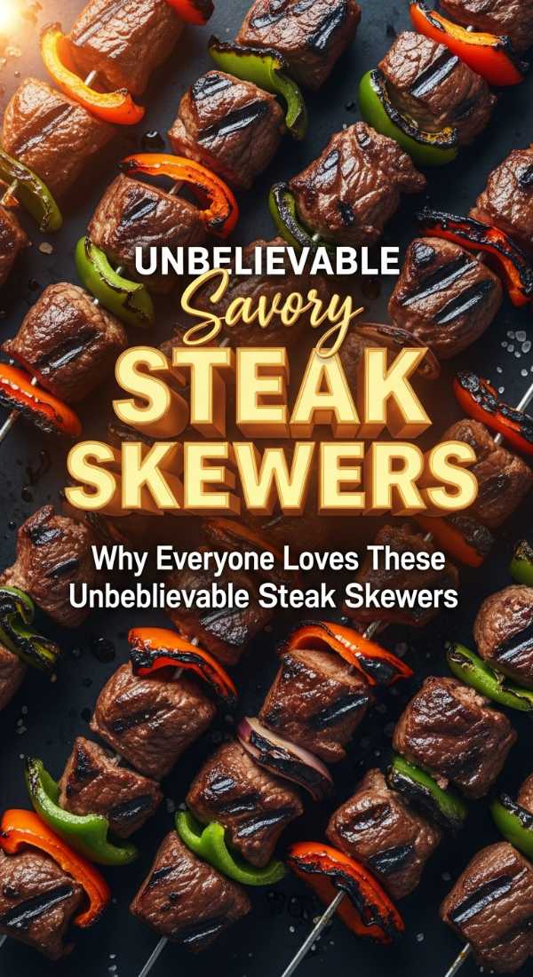 Why Everyone Loves These Unbelievable Savory Steak Skewers 69e707da4a052