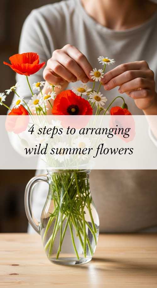 wildflower arrangement tutorial
