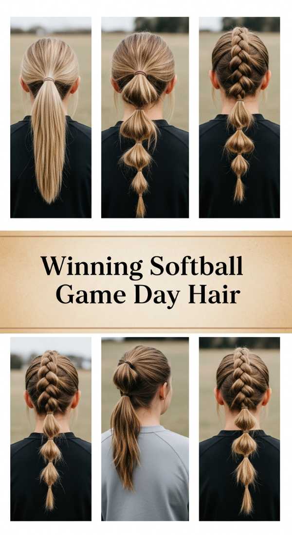 Winning Softball Game Day Hair 69e5e10952d25