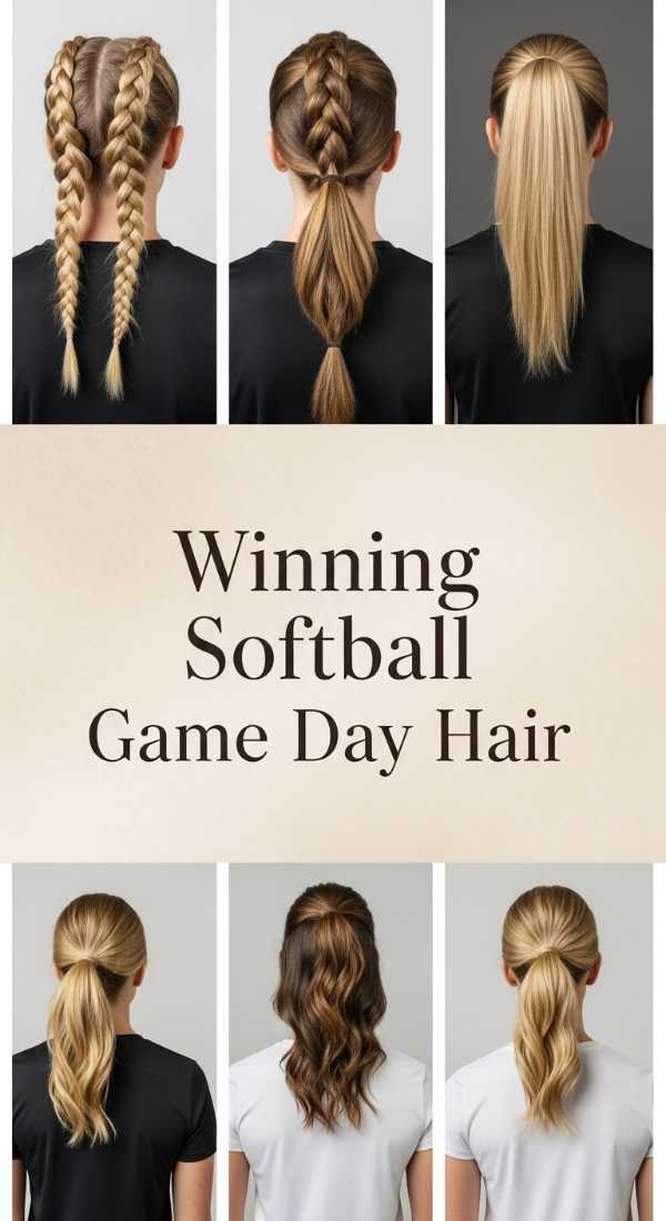 Winning Softball Game Day Hair 69e9d411a3766