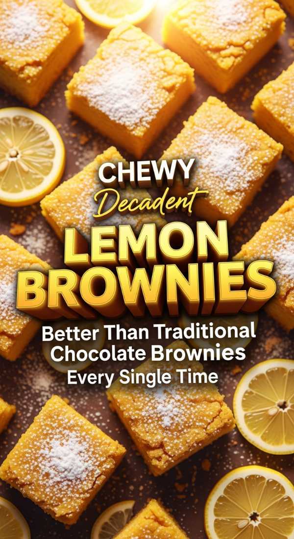 Zesty Lemon Brownies Recipe Better Than Chocolate 69edbb0767304