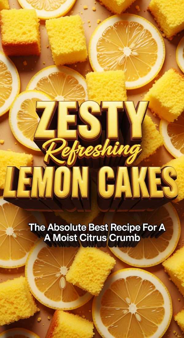 Zesty Refreshing Lemon Cakes 69e9bc9324447